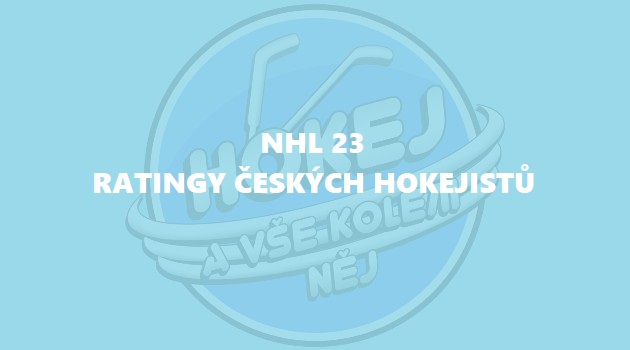  NHL 23: Ratingy českých hokejistů