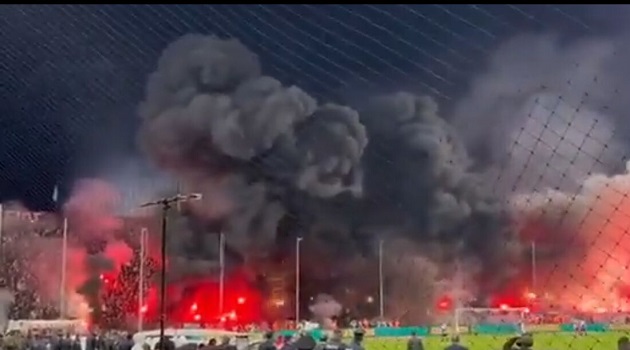  VIDEO: Pyroshow PAOK – Olympiakos